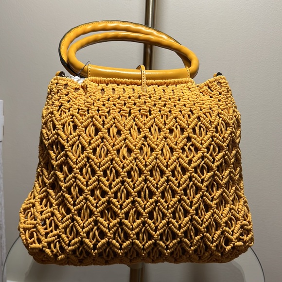 Patricia Nash Crochet Collection Hobo bag in Golden Sunset - NWT - Picture 6 of 9